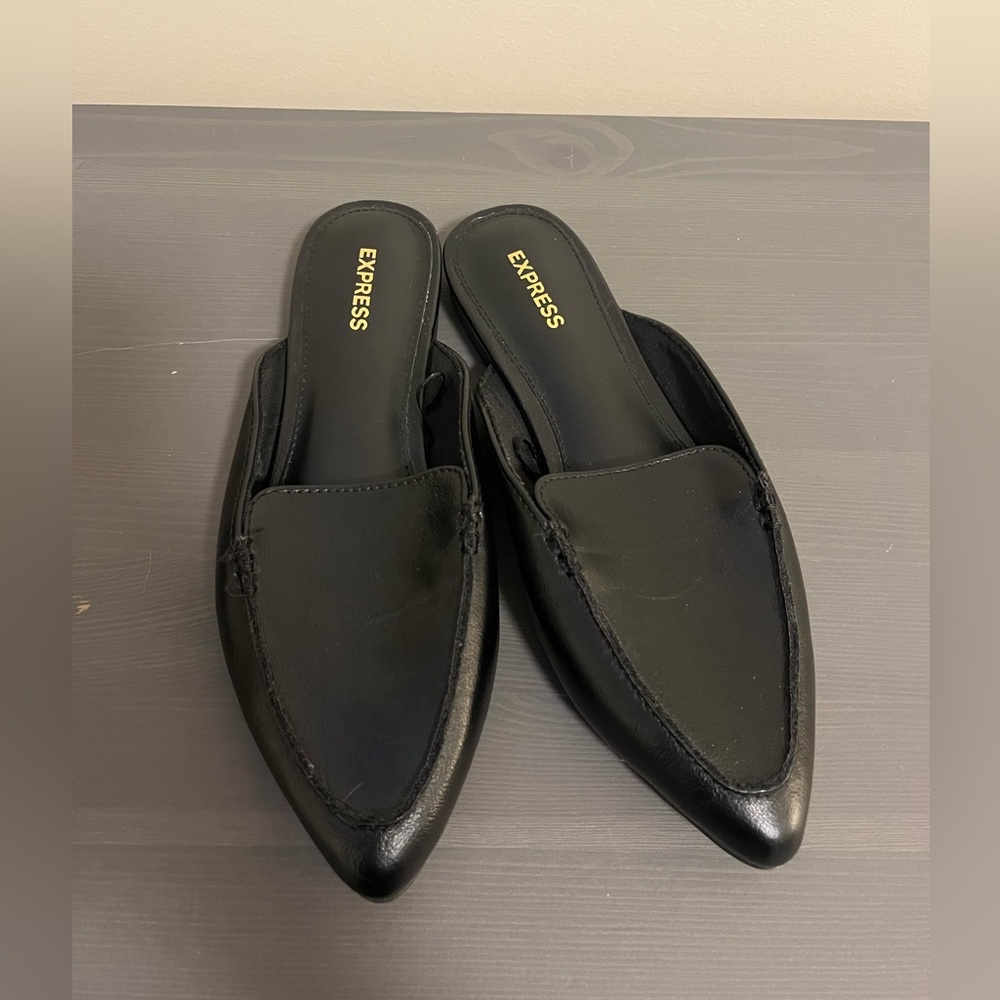 Express brand - backless flats work shoes